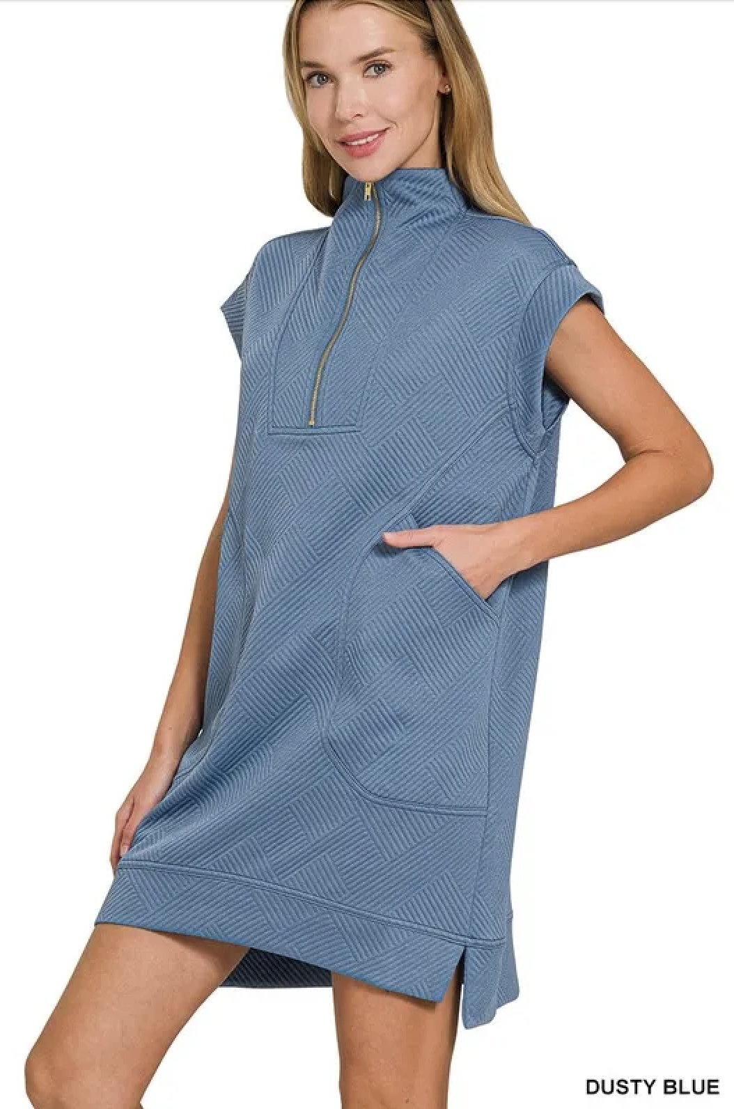 Pattern Zipper Dress