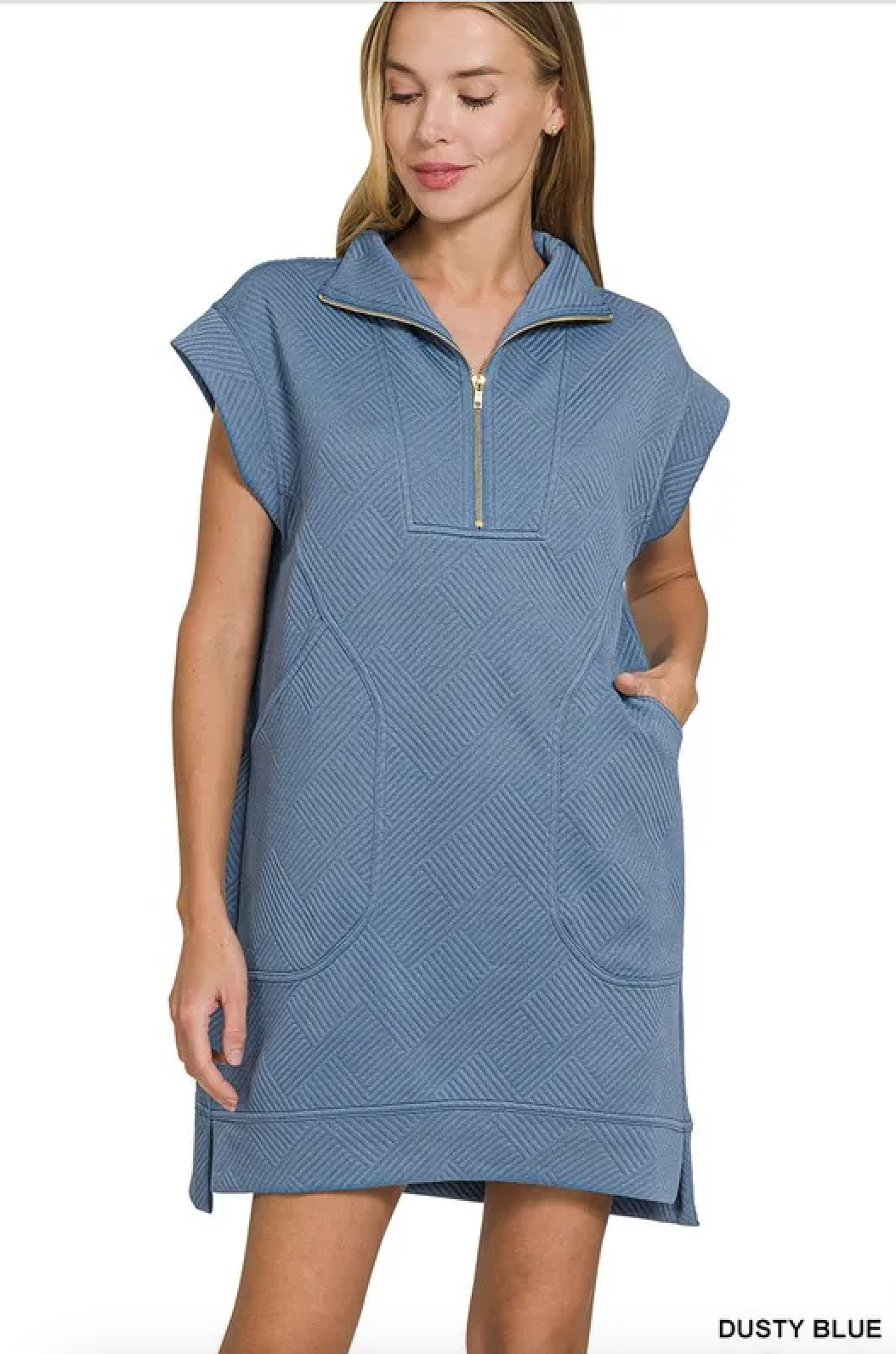 Pattern Zipper Dress