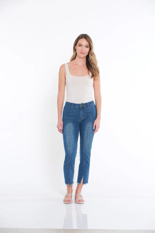 Center Seam Denim Ankle Jean