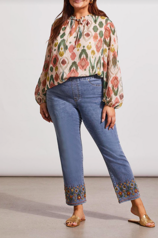 Audrey Dk. Vintage Jeweled Jean