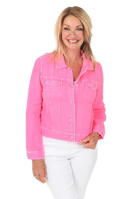 Clear Pink Travel Jacket