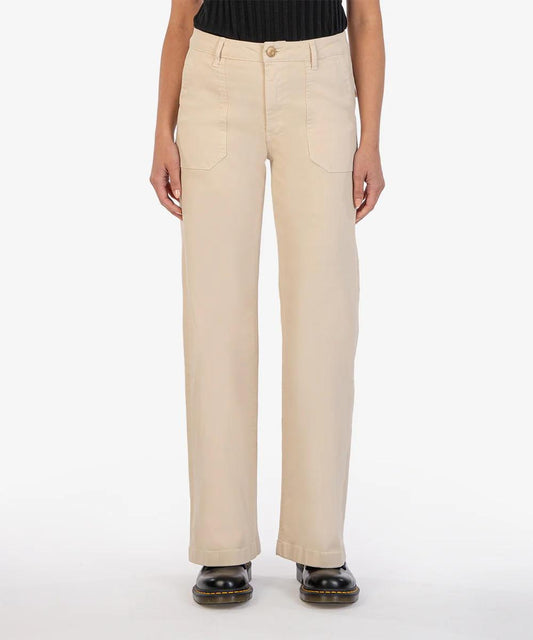 Meg Wide Leg Utility Pocket Pant