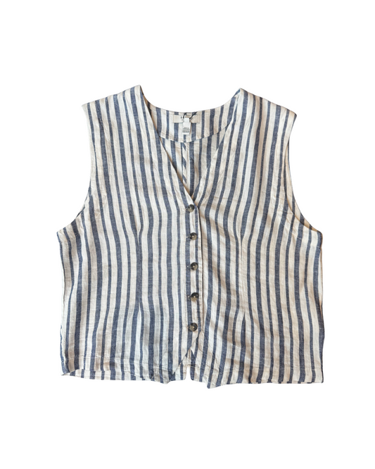 Marshmallow Stripe Vest