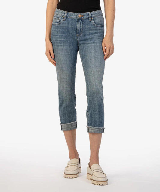 Amy Crop Straight Leg Jean